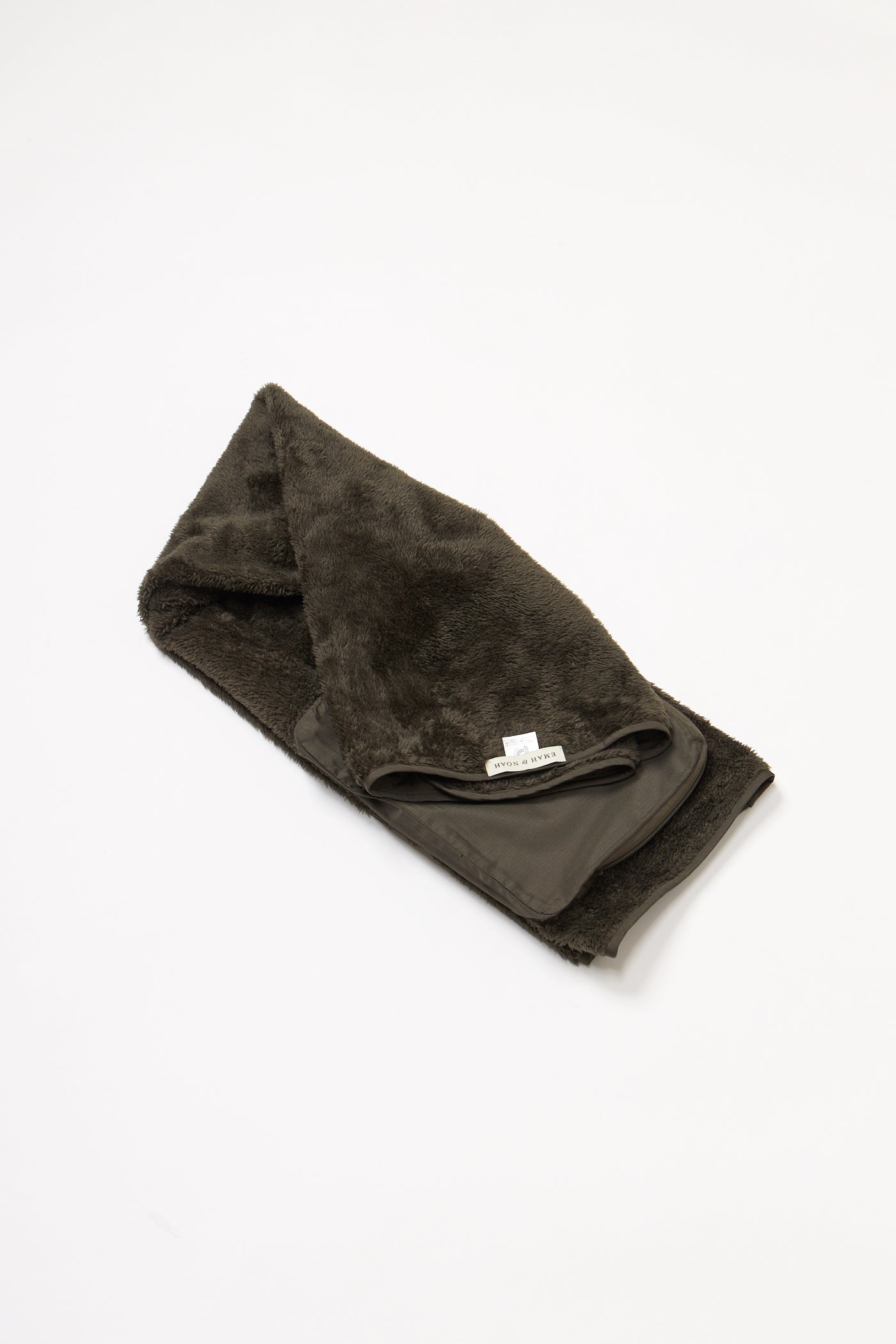 EMAH&NOAHリバーシブルブランケット/カーキ