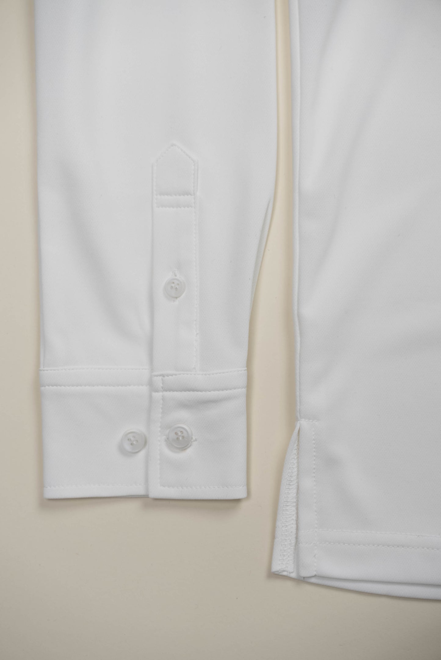 ロングスリーブストレッチポロ / ホワイト