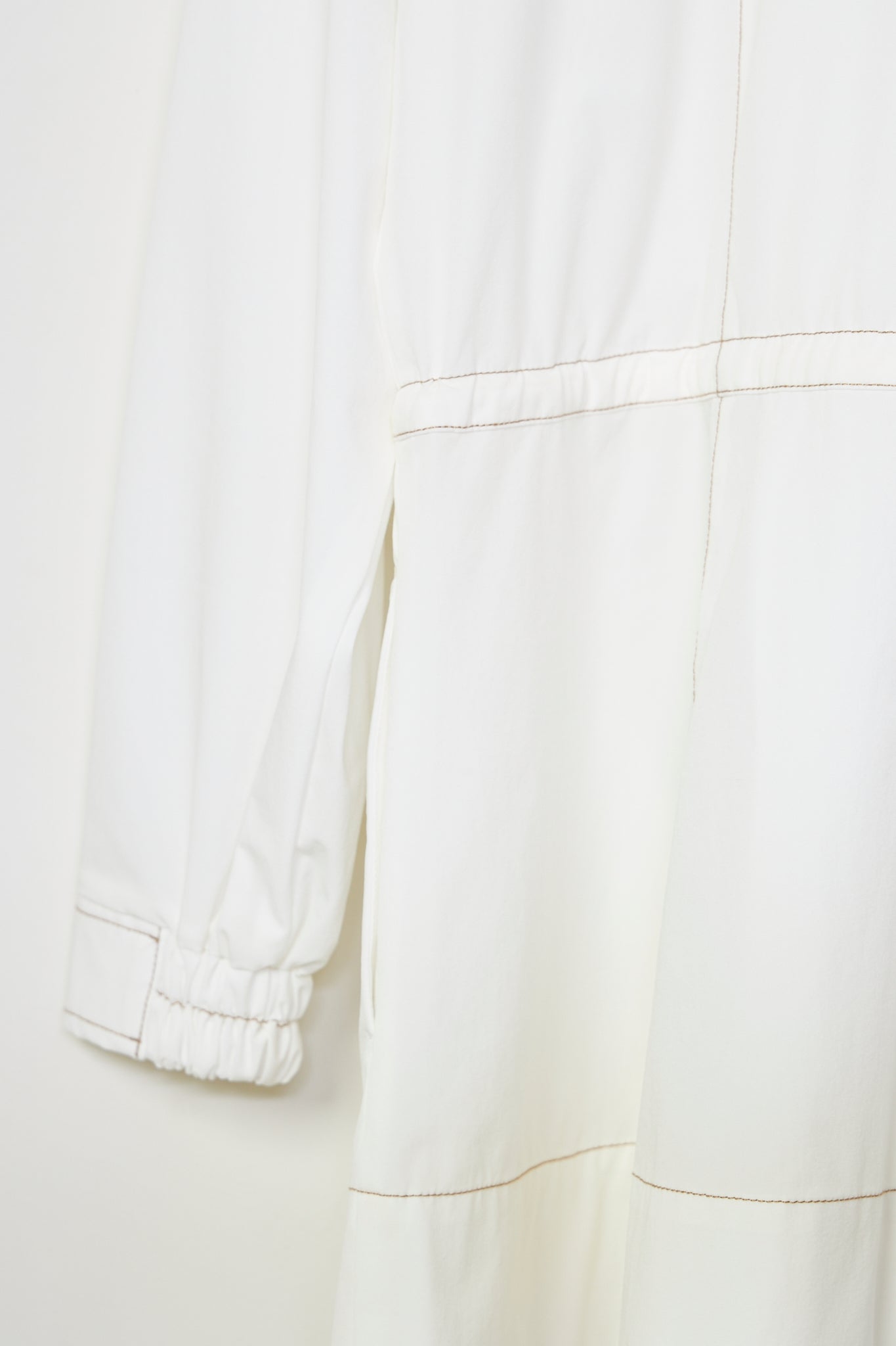 ステッチコートドレス　ショート / ホワイト